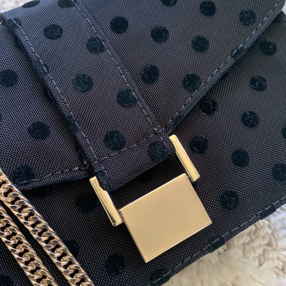 BRAND NEW ZARA POLKA DOT SHOULDER / CROSSBODY PURSE - Picture 5 of 8